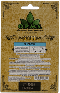 Kratom | OPMS | Gold | 3ct