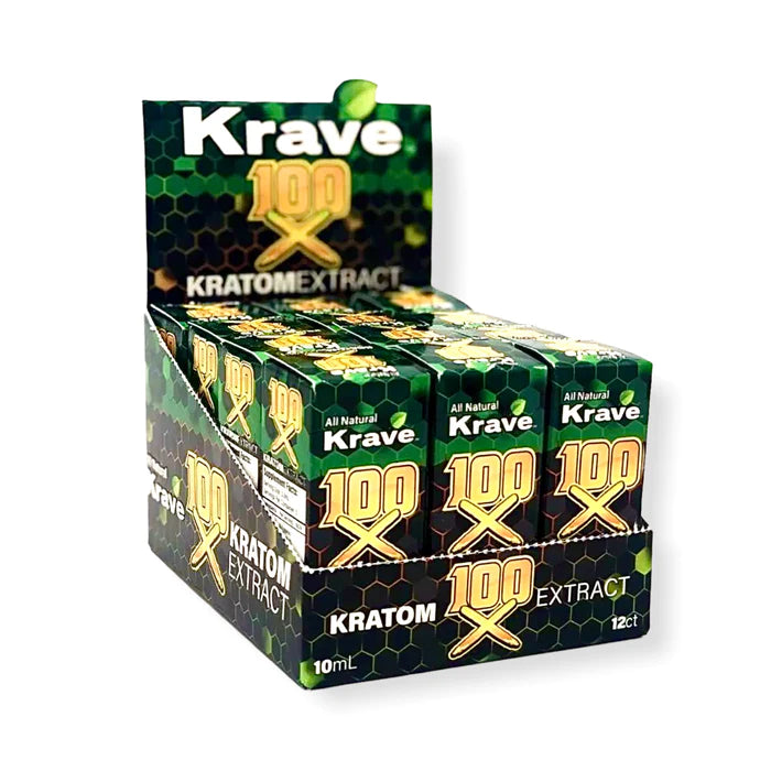 Krave: 100x Liquid Kratom Extra-10ml | Millenium Smoke Shop