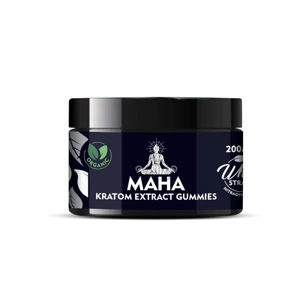Maha: Kratom Extract Gummie Whi-2ct | Millenium Smoke Shop
