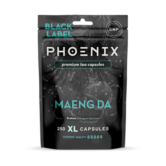 Kratom | Phoenix | Capsule | Black Label | 1g | 250ct