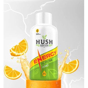 Kratom | Huish Energy | 2 Floz | 60ml | Orange