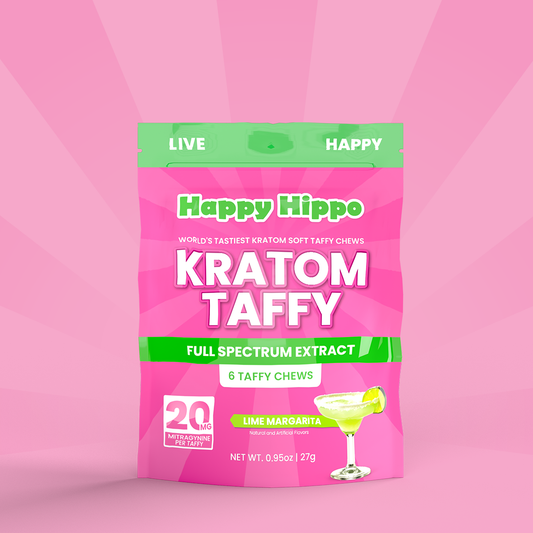 Kratom | Happy Hippo |  Taffy Chews | 6ct