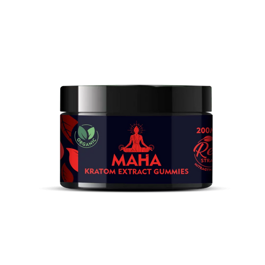 Maha: Kratom Extract Gummie Red-2ct | Millenium Smoke Shop
