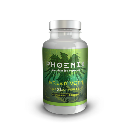 Kratom | Phoenix | Capsule | Green Vein | 1g | 120ct