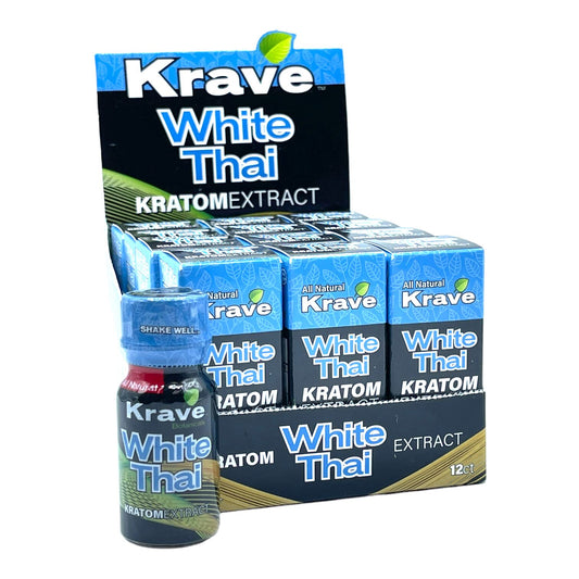 Krave: Liquid Kratom White Thai-10ml | Millenium Smoke Shop
