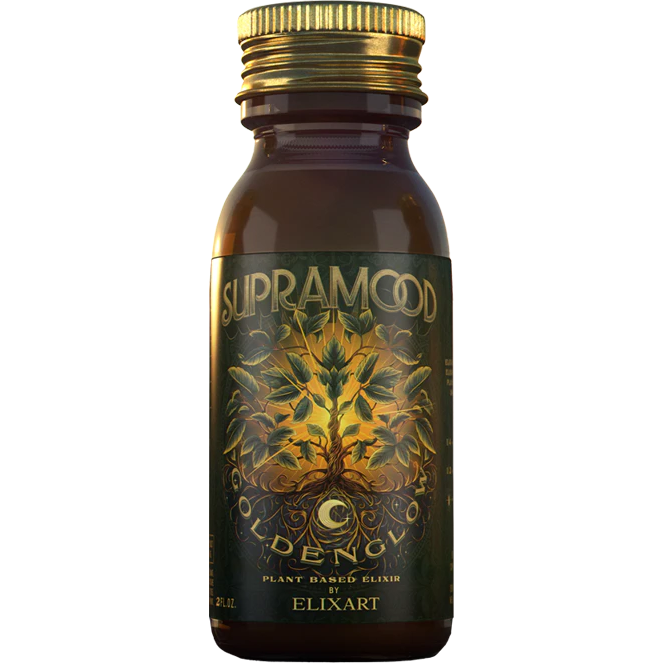 Golden Glow | Supramood Elixir | Kava | Passion Fruit, Coconut, Ginger